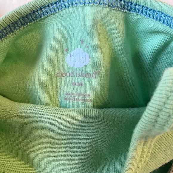 Set of 7 Cloud Island Baby Boy Shirts and Pants Long Sleeve size 0-3M Blue Gray - Picture 5 of 11